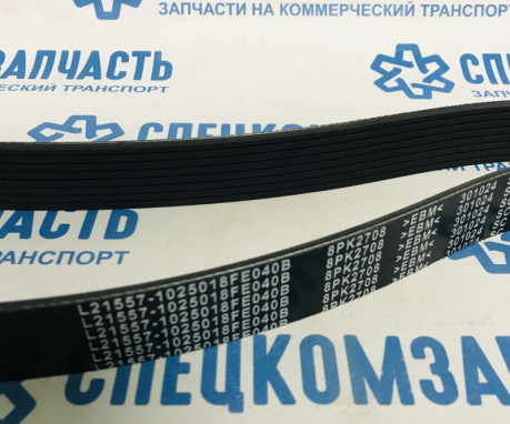 Ремень генератора 2.7D после 2019г. на Sollers-Atlant - 1025018FE040B