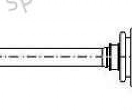 Привод передний правый (Q18) R16 с АБС (КПП 2-х вальная) на Фиат Дукато - 1369955080