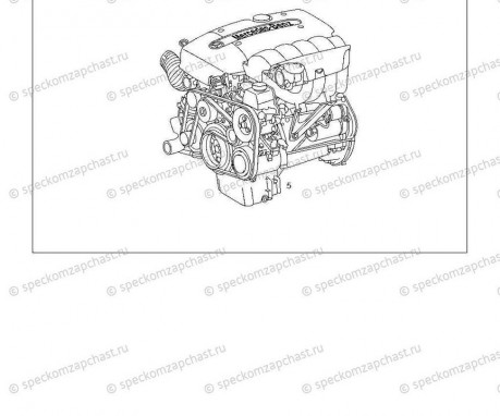Двигатель в сборе OM646 + генератор на Мерседес Спринтер - A6460101101