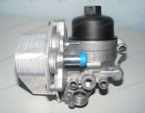 Теплообменник (радиатор) фильтра масляного 2.2 (Б) ЕВРО-4/ЕВРО-5 на Пежо Боксер - 9675549080