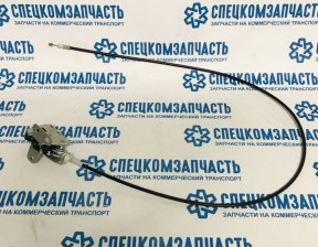 Замок двери задка левой верхний (крюк с тросом) L1H1 на Пежо Боксер - FT95381